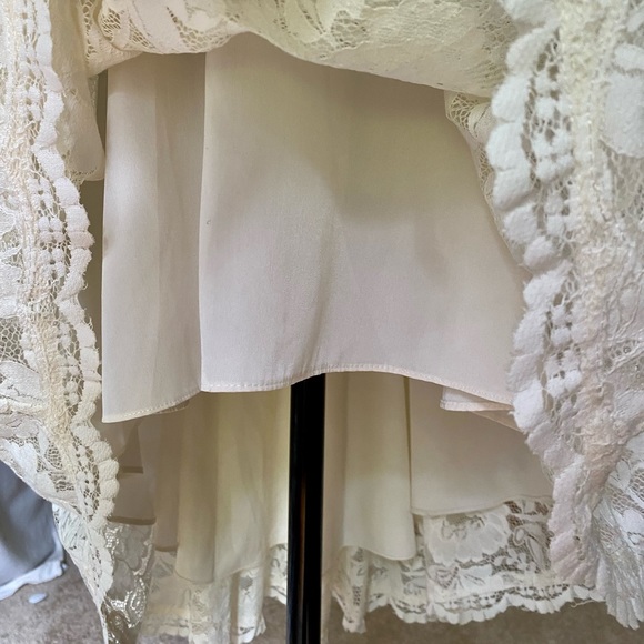 Free People White Lace Longsleeve Fairytale Dress - Picture 12 of 13